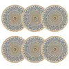 Image de Lot de 6 assiettes à dessert en porcelaine 20cm