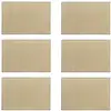 Image de Lot de 6 sets de table en jute et contour gris 45x30cm