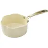 Image de Casserole en aluminium recyclé beige 20cm en forme de fleur
