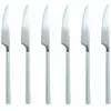 Image de Lot de 6 couteaux gris en acier inoxydable