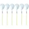 Image de Lot de 6 cuillères de table crème en acier inoxydable