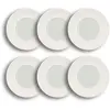 Image de Lot de 6 assiettes plates en porcelaine bleu et blanc 31cm