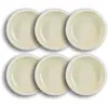 Image de Lot de 6 bols en porcelaine beige et blanc 18cm
