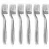 Image de Lot de 6 fourchettes en acier inoxydable