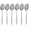 Image de Lot de 6 cuillères de table en acier inoxydable
