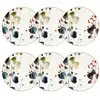 Image de Lot de 6 assiettes à dessert en porcelaine blanche 20cm