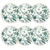 Image de Lot de 6 assiettes plates en porcelaine blanche 27cm