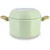 Image de Batterie de cuisine amovible 8 pièces céladon en aluminium recyclé