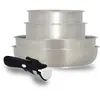 Image de Batterie de cuisine 5 pièces en acier inoxydable - tous feux