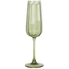 Image de Lot de 4 flûtes en verre 24cl vertes