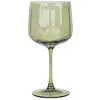 Image de Lot de 4 verres à pied en verre 49cl verts