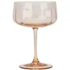 Image de Lot de 4 coupes en verre 36,5cl rose