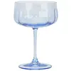 Image de Lot de 4 coupes en verre 36,5cl bleues