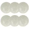 Image de Lot de 6 assiettes creuses à motif en porcelaine 21cm