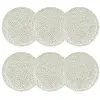 Image de Lot de 6 assiettes à dessert à motif en porcelaine 20cm
