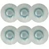 Image de Lot de 6 coupelles en porcelaine blanche et bleue 15cm