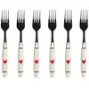 Image de Lot de 6 fourchettes en acier inoxydable