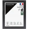 Image de Cadre photo noir 24x30 cm bois reconstitué fsc