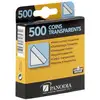 Image de Boîte de 500 coins photos adhésifs transparents