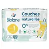 Image de Biolane Couches Naturelles Taille 1 Ultra-Absorbant Pas de Fuite 28 unités