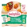 Image de Babybio Chili Végétal Doux Carotte Maïs Haricots Rouges Bio 230g