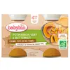Image de Babybio Légumes Pot Potimarron Vert Butternut +4m Bio 2 x 130g