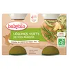 Image de Babybio Légumes Pot Légumes Verts +4m Bio 2 x 130g
