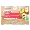 Image de Babybio Fruits Pot Pomme Vanille +4m Bio 2 x 130g