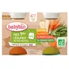 Image de Babybio Mes 1ers Légumes de Nos Régions Bio 4 x 130g