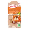 Image de Babybio Repas Midi Bol Mijoté de Légumes Poulet Quinoa +12m Bio 2 x 200g