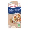 Image de Babybio Repas Soir Bol Pâtes à la Napolitaine Tomate +8m Bio 2 x 200g