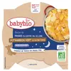 Image de Babybio Repas Soir Assiette Panais Potimarron vert +15m Bio 260g