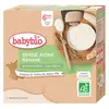 Image de Babybio Desserts Végétaux Gourde Brassé Avoine Banane +6m Bio 4 x 85g