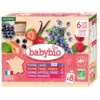 Image de Babybio Multiparfums Fruits Rouges Gourdes de 8 x90g