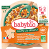 Image de Babybio Carottes des Landes Coquillette Champignon Jambon de Nouvelle-Aquitaine & touche de crème - 200g