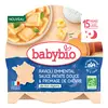 Image de Babybio Ravioli Emmental Sauce Patate Douce Fromage de Chèvre Bio 190g