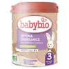 Image de Babybio Lait Infantile Optima Croissance 3ème ge Bio 800g