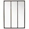 Image de Miroir verrière style industriel 90x120 - Métal oxydé