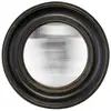 Image de Miroir rond convexe noir 26x26cm