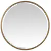 Image de Miroir biseauté rond métal 60x60cm