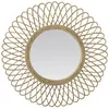 Image de Miroir rond en rotin naturel 58cm
