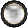 Image de Miroir rond convexe noir 100x100cm