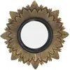 Image de Miroir soleil D28 cm noir / or