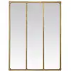 Image de Miroir verrière style industriel 90x120 - Doré