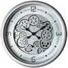 Image de Horloge moderne argentée à mécanismes 52cm