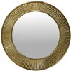 Image de Miroir métal doré 80cm