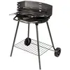 Image de Barbecue fonte sur chariot, noir, 52 x 37,5 cm