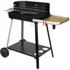 Image de Barbecue cuve fonte métal/inox noir 101x56x90.5 cm