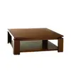 Image de Table basse carrée sous plateau en mindi l90