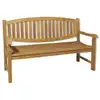 Image de Banc de jardin ovale en teck